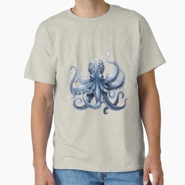 Evil Octopus Classic TShirt Made In UsaAus TShirt S2xl S