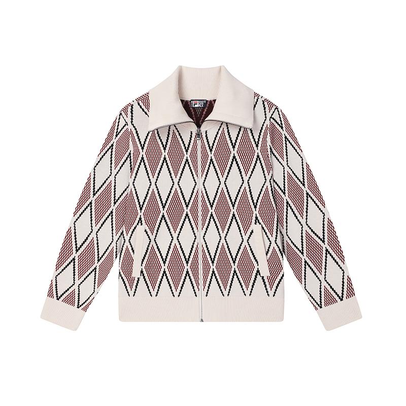 

New FILA Cardigan Jackets & Coats Women s Light Pink Heather F11W443410FBG 170/88A/L