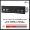 Передня панель USB 3.2 Gen 2: 10G Оптичний відсік для накопичувача з 2 портами USB 3.0, USB 2.0, Type-C та Type-E