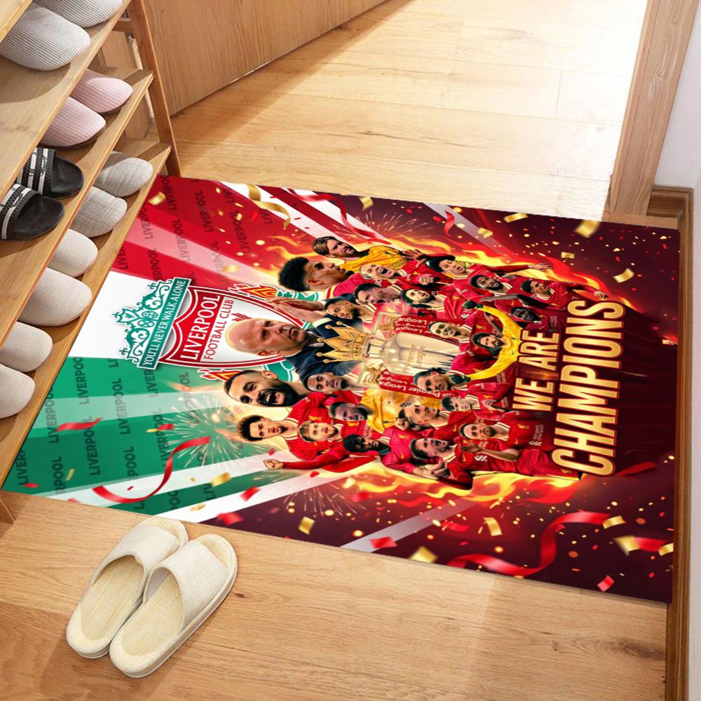 Liverpool Football Club Floor Rug Office Rug Suitable For Entryway Decorate Room Study Room Kitchen Antislip Carpet Office Home Decor