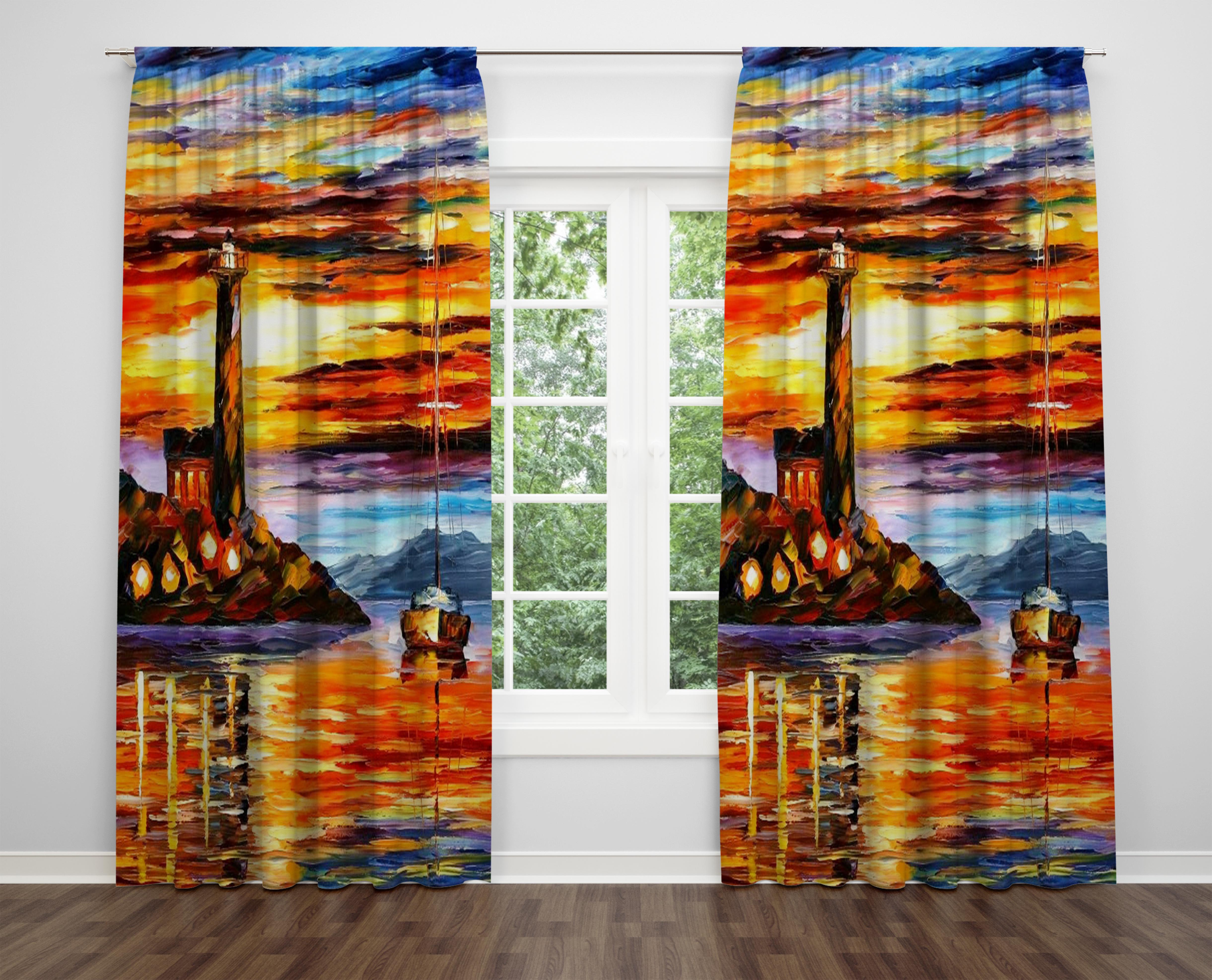 

Декоративний дизайн, високоякісна бавовняна тканина, ви можете вибрати одну або подвійну фіранку з крила 1 piece різнокольоровий