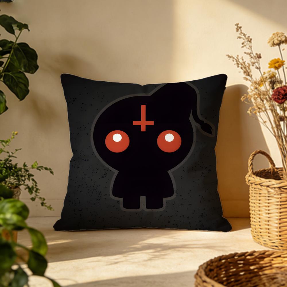 Stylish Tthe Binding of Isaacw Cushion Cover Versatile DoubleSided Pillow Case Fit for Sofa Bed Car Daily Decor