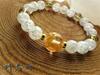 Amulet for Increased Fortune and Gold Dragon Crystal Gold Rutilated Power Stone Bracelet for Natural 10mm Sting Size 15cm Women with Small Kanoishi