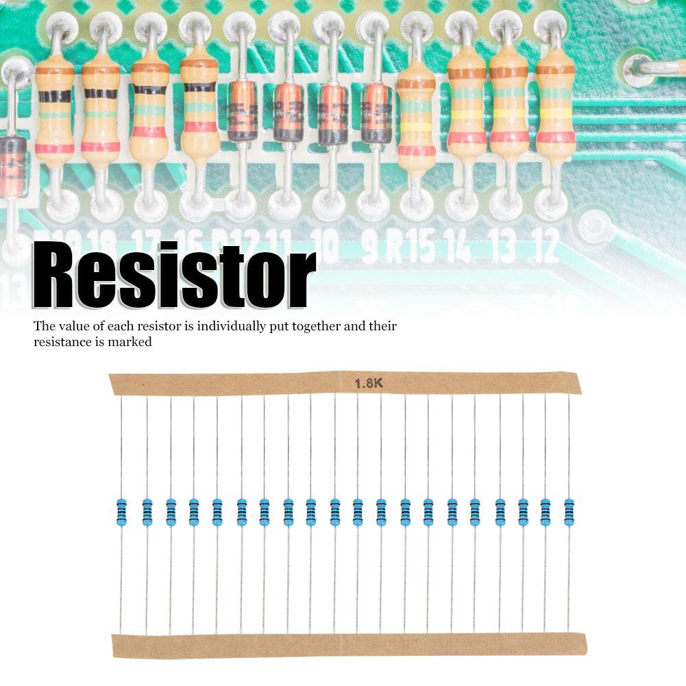 1460Pcs Metal Film Resistor 1R10M 73 Models Resistors Assortment Kit Components Set