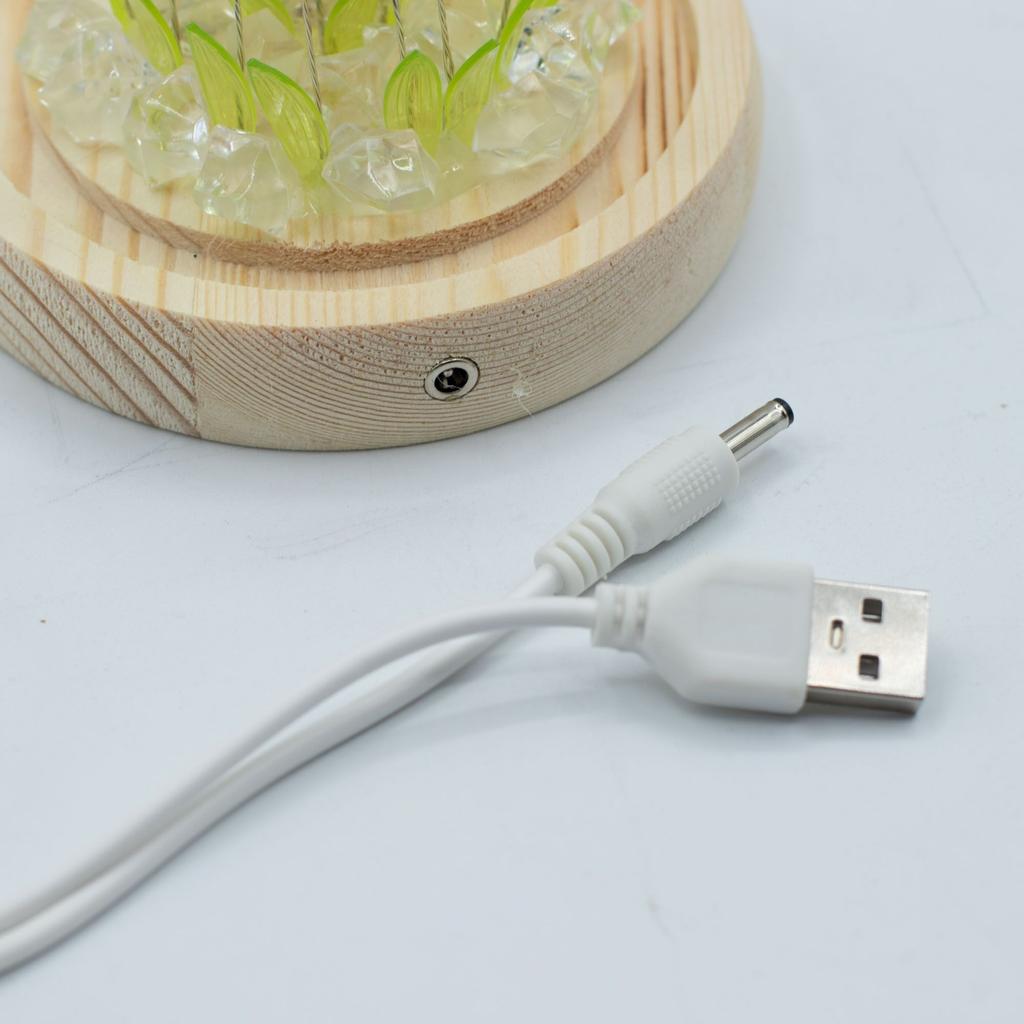Floral Glow Garden Dome – 20 Sunflower – LED USB