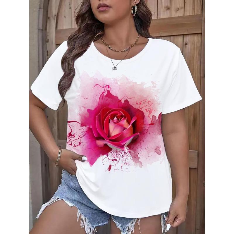 

Женская футболка с 3D-принтом, круглый вырез, короткий рукав, повседневная одежда с изображением животных, классная уличная летняя мода, хит продаж, футболка большого размера 6XL