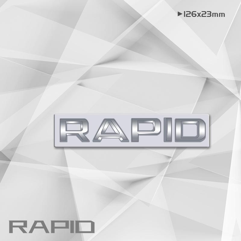 Für Chrome Silber SKODA 4x4 YETI FABIA RAPID SUPERB OCTAVIA KODIAQ KAROQ Emblem Auto Karosserie Kofferraum Kotflügel 3D Aufkleber Styling