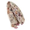 Flower Tassels Scarf for Spring Breathable Flower Shoulder Wrap Neck Shawl Multiuse Beach Wear Women Hijab Headscarf