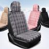 Premium 3D Plush Car Seat Covers with Non Slip Grip Ultra Soft Warmth for Winter 4 Stylish Colors Value Pack Auto Accessories