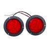 Car Trailer 2PCS 16 LED Round Rear Tail Light Turn Signal Brake Stop Lamp Reverse Light 12V 24V Lamp For Truck
