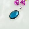 Indicolite Gemstone Pendant, 925 Solid Sterling Silver Pendant, Handmade Antique Jewelry, Gift For Mother Day