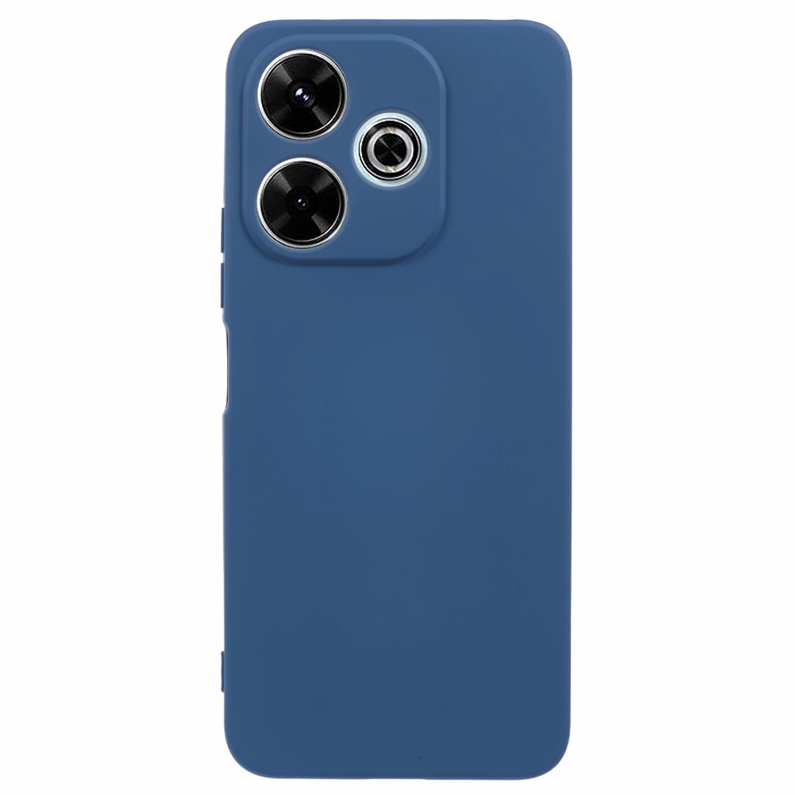 

For Xiaomi Redmi 13 5G/13 4G Case Arc Edge 2.0mm TPU Protective Phone Cover Blue
