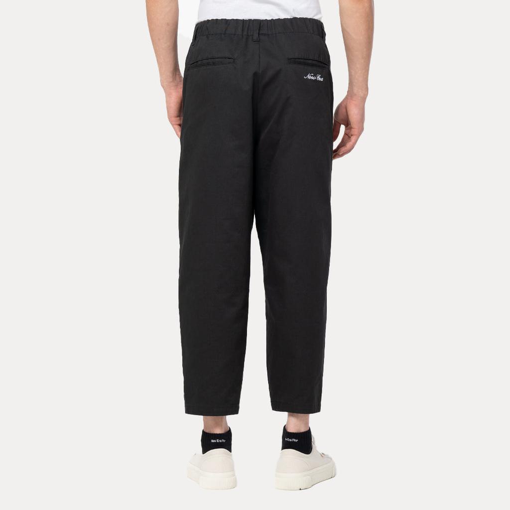New Era SS24 Simple Embroidered Wide Leg Straight Casual Pants Unisex pants Black 14148928