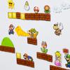 Cartoon Bros Fridge Magnet Home Kitchen Convenience Sticker Anime Photo Message Board Refrigerator Magnetic Stickers Home Dec