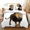 3D Color Zebra Bedding Sets Animal Duvet Dogs Quilt Cover Set Dolphin Lion Tiger Comforter Bed Linen Pillowcase