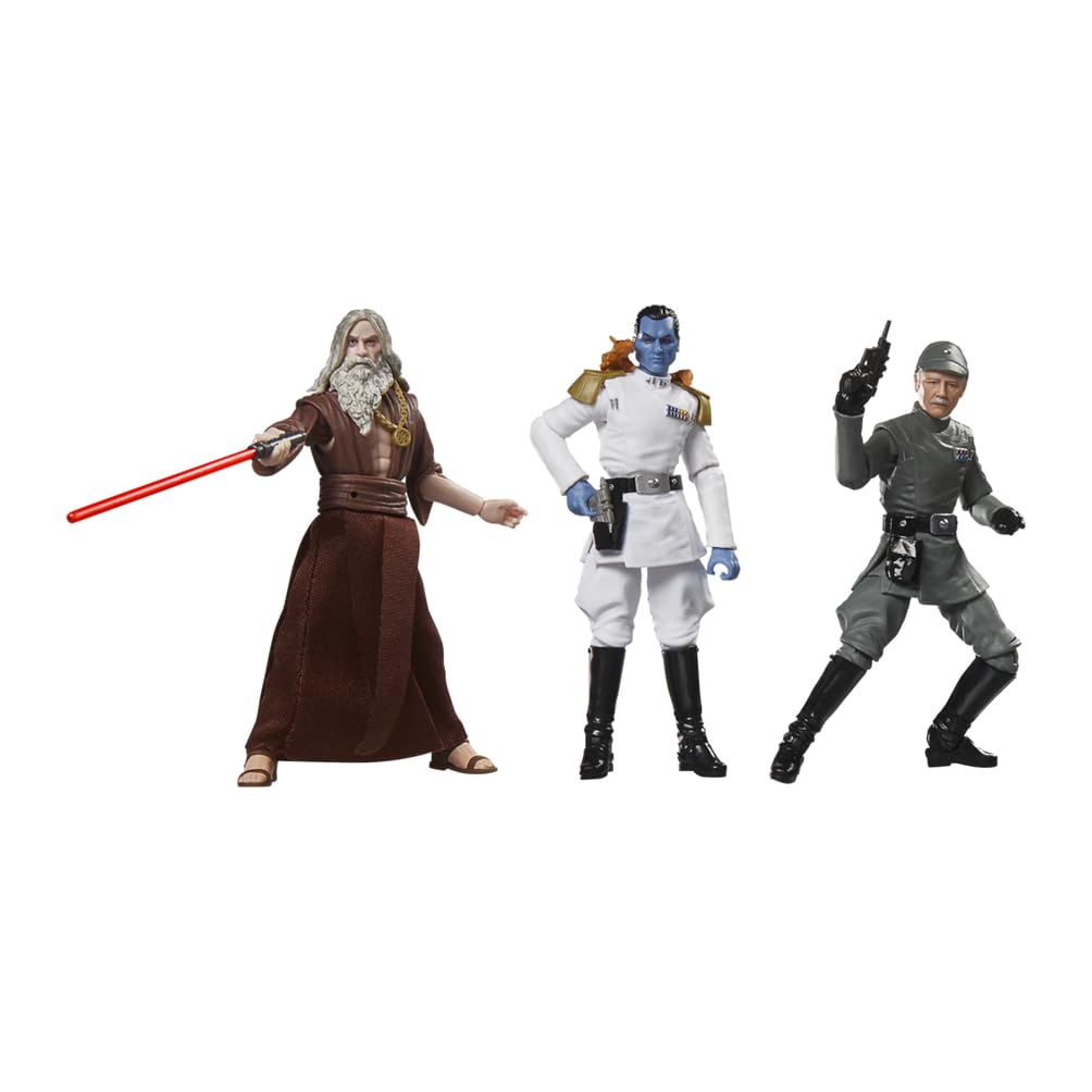 Hasbro Star Wars Vintage Collection Captain Gilad Pellaeon, Grand Admiral Thrawn, and Jorus C'baoth, Star Wars 9.5 cm Action Figure G1283, Authentic