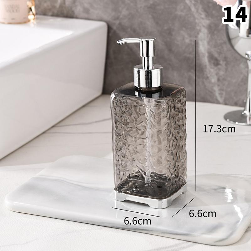 Soap Dispenser For Liquid Bathroom Empty Refill Subbottle Detergent Kitchen Press Type Hand Sanitizers Shower Gel Shampoo Bottle