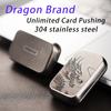 Dragon Fidget Slider 304 Stainless Steel Magnetic Push Pull Stress Relief Toy for Adults Kids Smooth EDC Desk Toy  Anti-Anxiety