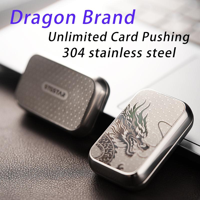 Dragon Fidget Slider 304 Stainless Steel Magnetic Push Pull Stress Relief Toy for Adults Kids Smooth EDC Desk Toy  Anti-Anxiety