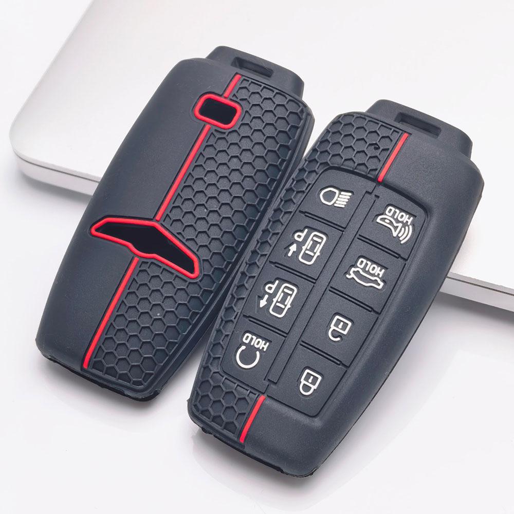 Premium Silicone Car Key Fob Cover For Hyundai i30 K2 K5 For KIA Optima K5 K3 Soft Silicone Car Interior Accessories