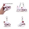 Ocean Family Plush Seal Keychain With Glasses For Collectors And Giftgiving