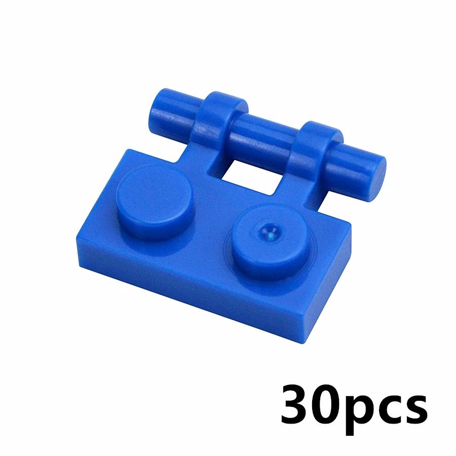 Bricks Assembles Particles Works With DIY Components 2540 Modified 1 x 2 Plate Handle Constructing Blocks 30Pcs Kid High-Tech Playthings