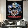 Hellraiser Wall Tapestry Aesthetic Wall Hanging Printed Fabric Blanket Decorative Tapestries for Bedroom Living Room Home Decor