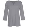 2025 Women's V-Neck 7-Point Sleeve Solid Color T-Shirt