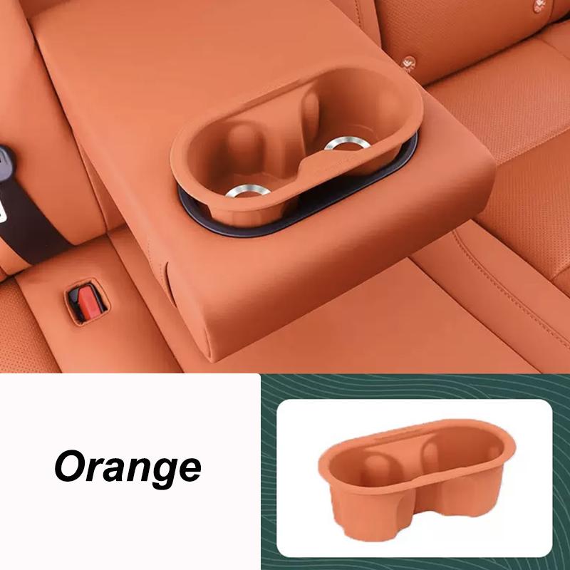 For Leading Ideal LiXiang L6 2024 2025 Rear Armrest Silicone Water Coasters Interior Accessories