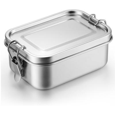 Portable Bento Box With Compartment, Stainless Steel Adults Work Lunch Box Sealed Lunch Box, Kids School Meal Food Container