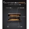 [Tsuchiya] Wallet Men's Long Wallet Genuine Leather Large Capacity Zipper Brown 19.5 cm x 9.8 cm x 3.1 cm