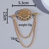 1PC Women's Fashion Trendy Charm Brooch Zircon Accessories Suitable for Date, Party, Festival Gifts