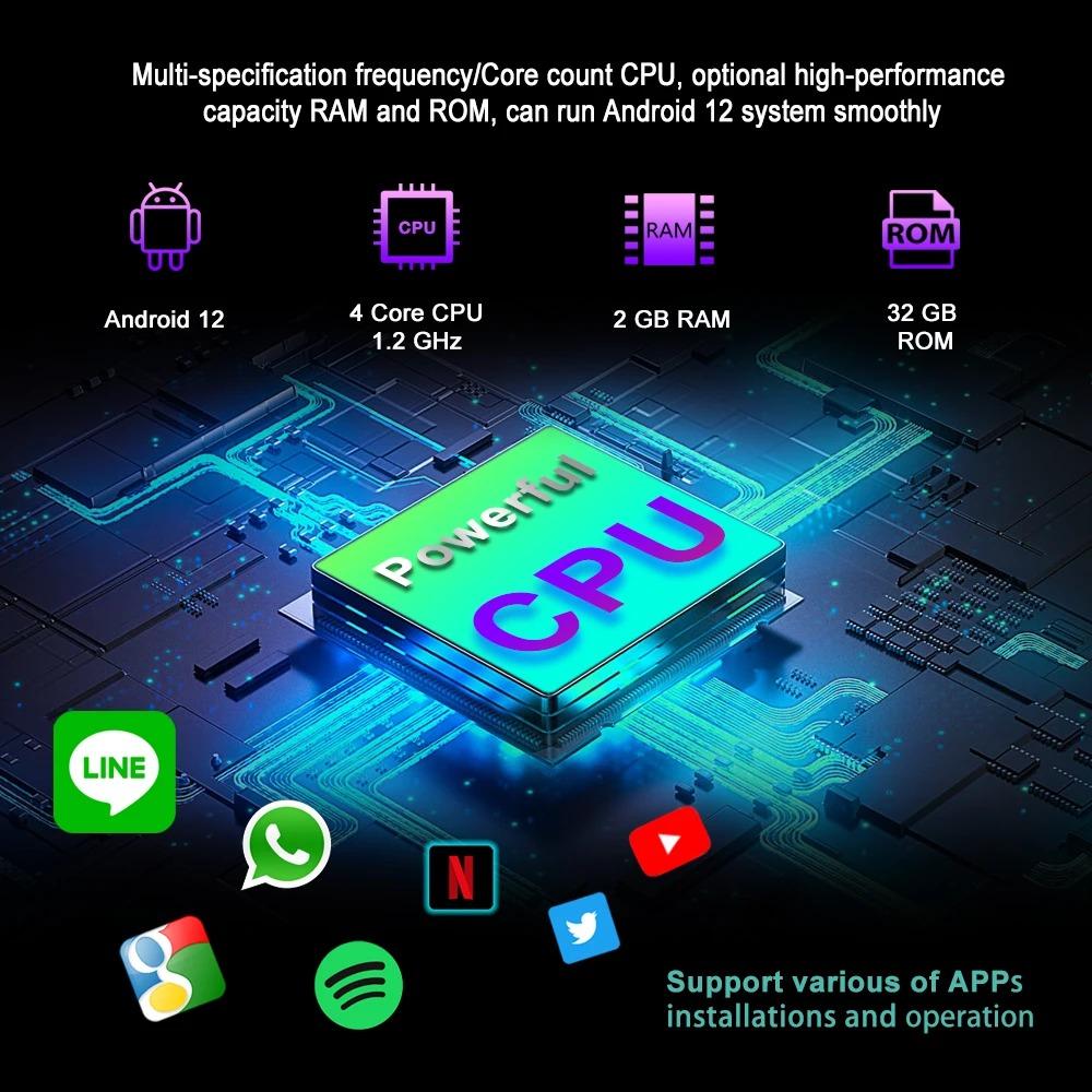 Reakosound Android 7'' 2Din Car Radio Multimedia Video Player Stereo For GMC Buick Chevrolet GPS Navigation Automotivo Carplay