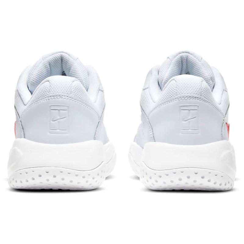 Nike Court Lite 2 Football Grey Bright Crimson Damen-Sneakers AR8838-005