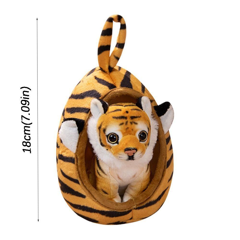 Soft Stuffed Animal Doll Baby Tiger Throw Pillow Cute Pillow Doll Kids Birthday Gift