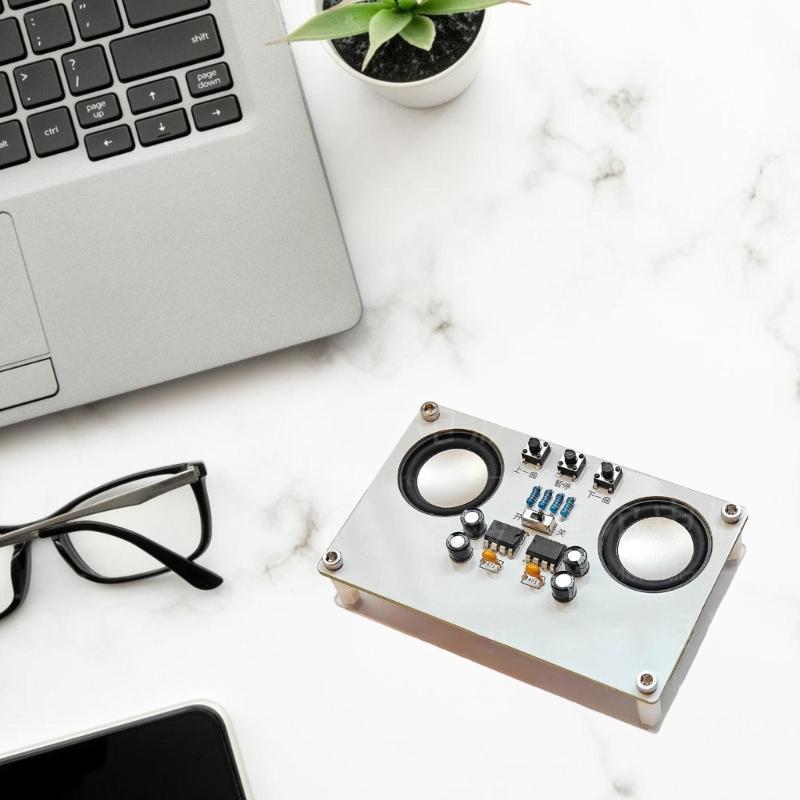 DIY Sound Speaker Building Kit With Wireless Technology Module For Electronics Enthusiasts And Students