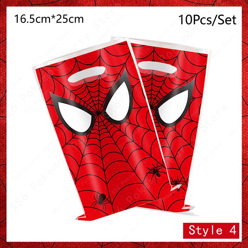 Spiderman Birthday Party Decor Itemations Disposable Tableware Plate Cup Napkins Bags Spidey Party Birthday Decor Itemation Supplies Set