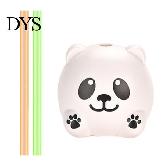 Cartoon Animal Straw 1 Set Sound for Kids Cute Topper Baby Bottle Funny Party Favors Reusable Fun Drinking Straws That Make Sounds Birthday Water