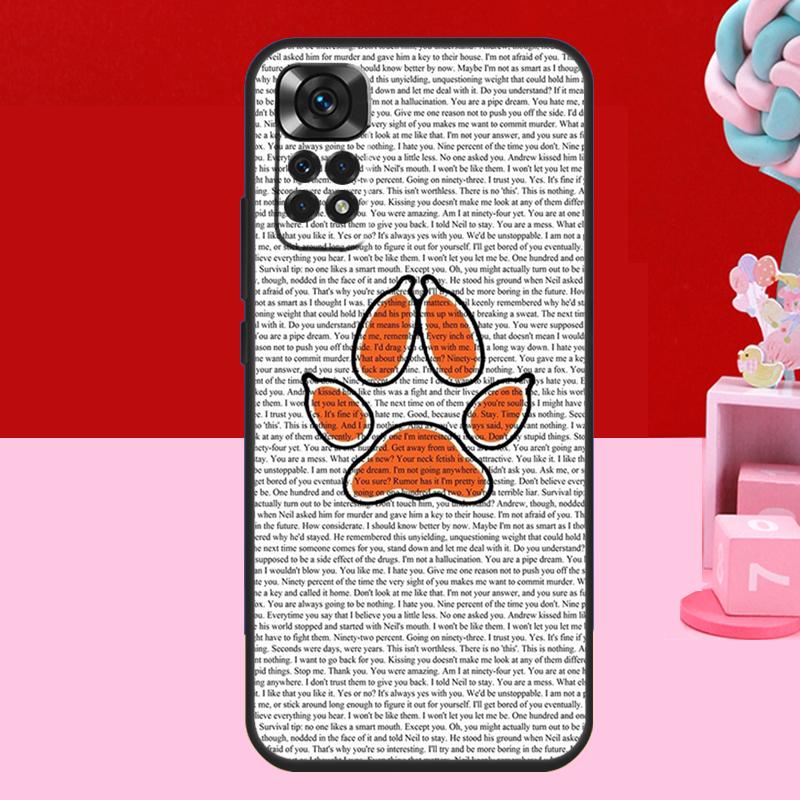 Andreil All for the Game State Foxes Case For Xiaomi Redmi Note 12 Pro Turbo Note 11 9 8 10 Pro 9S 10S 11S 12S 9C 10C 12C Cover