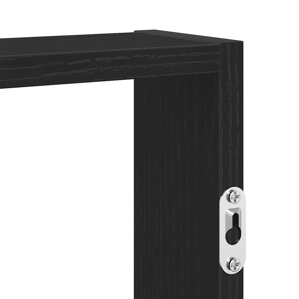 Wall Shelf Black 43 x 9 x 60 cm Particleboard