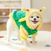 Pet Costume Outfit Dogs Cats Winter Cosplay Turtle Transform Dress With Leash Hole