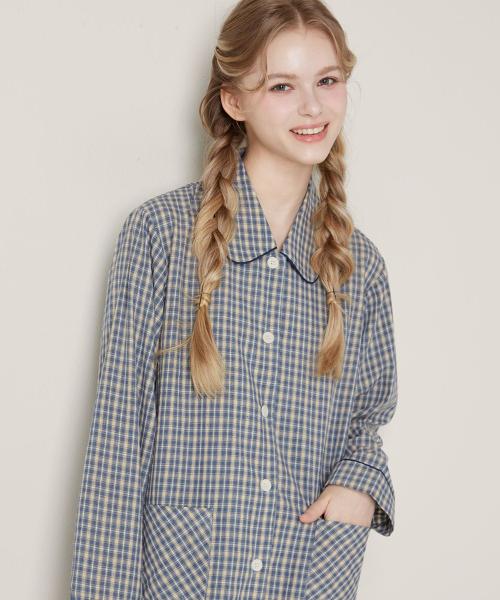 [BYC] Brushed Cotton Unisex Pajama Set Blue [Shipped from Korea] 100% Authentic