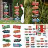 Christmas Festival Signage Set With Paper Direction Signs For Outdoor Festive Decor