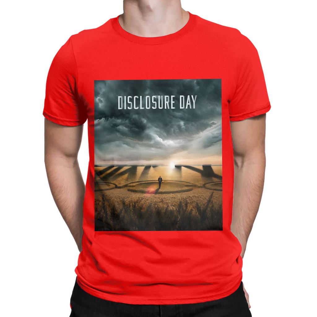 Disclosure Day logo Funny 100 Cotton TShirt Disclosure Day Tees Tops For Unisex