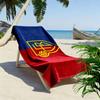 FC Basel Aufdruck Strandtuch, Großes Weiches Schnelltrocknendes Handtuch für Strand Camping Schwimmen