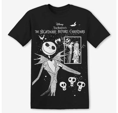Koszulkka Jack i Sally Miasteczko Halloween Rozmiary S-5XL