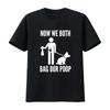 Now We Both Bag Our Poop Ostomy Humor T Shirt Vintage Washed Unisex Stretched Casual Versatile Stylish Comfortable Homme