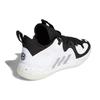 adidas Harden Stepback 2 Black White Unisex Sneakers Core-Black Silver-Metallic Cloud-White FZ1384