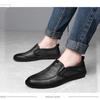 2024 New Summer Men's Business Leather Shoes With Fashionable Design and Super Fiber Leather Surface For Comfort Breathability
