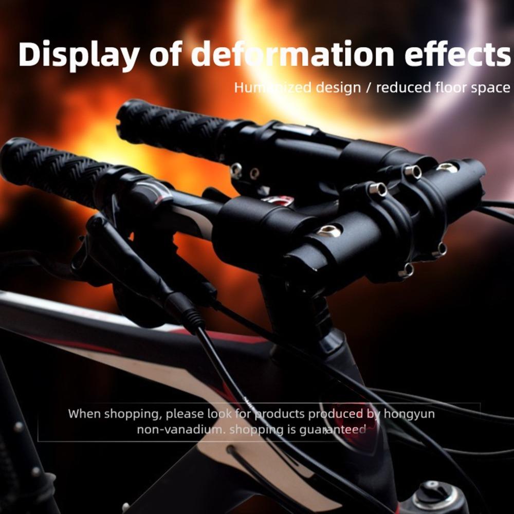 Black Folding Bike Handlebar Straight Mountain